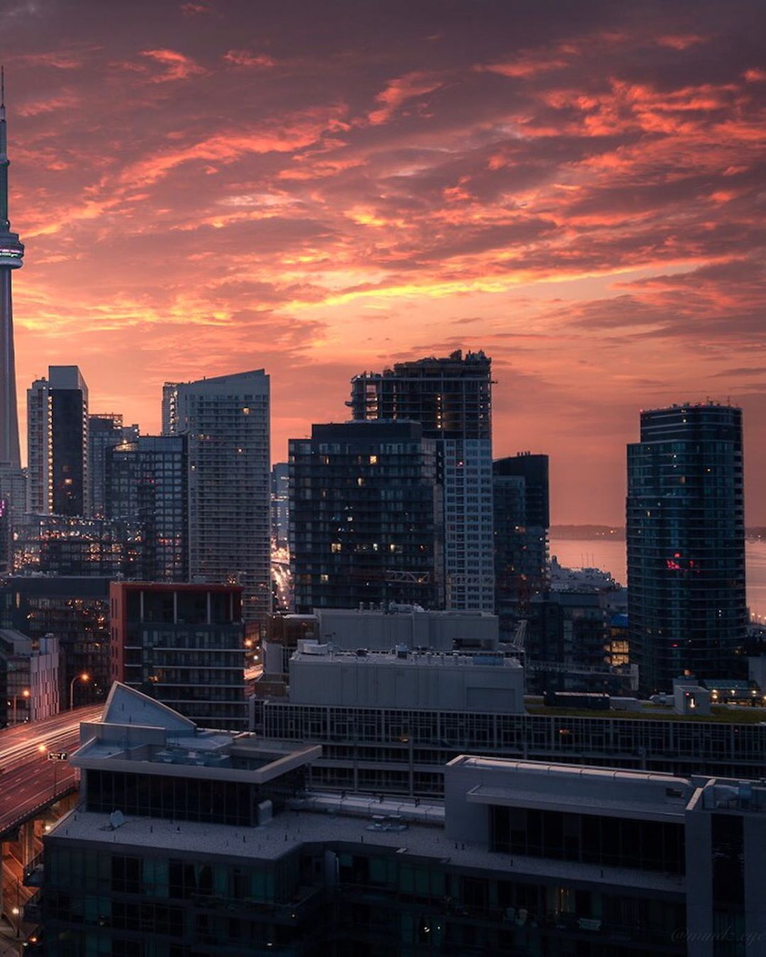 Toronto, Ontario - This was the sunrise in Toronto on