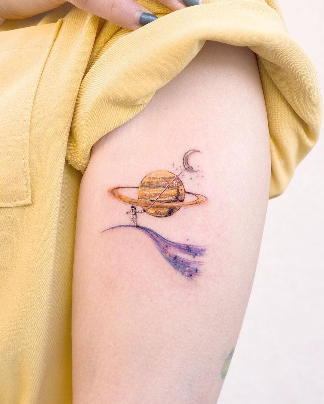 Lost in space by @ovenlee.tattoo in Seoul, Korea ... - Picss Mine