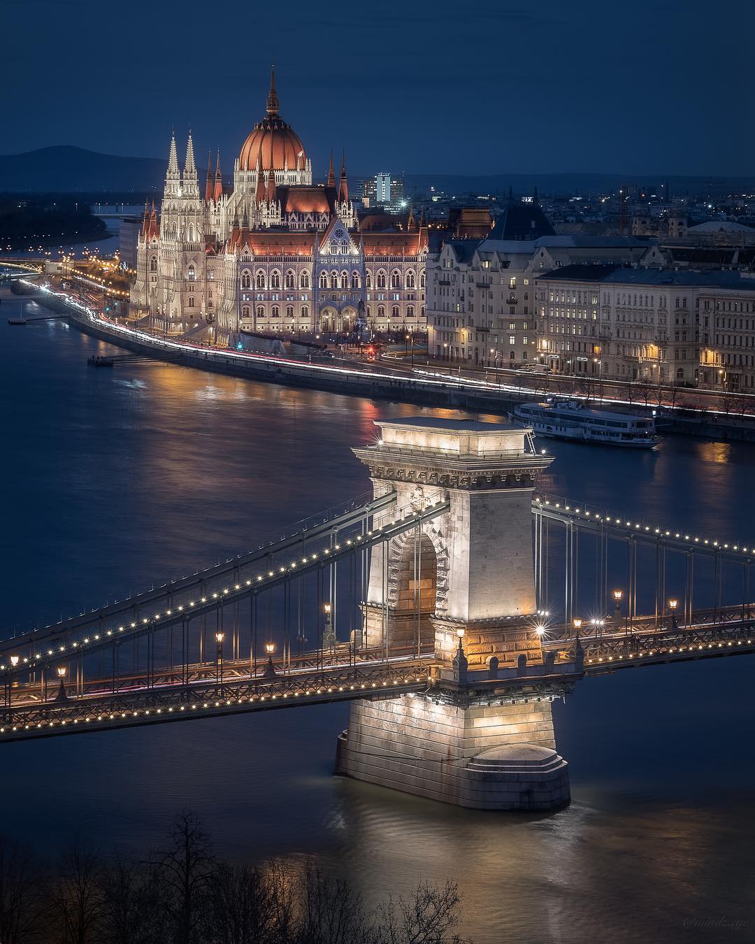  Budapest  Hungary  Twilight on the Danube  Picss Mine