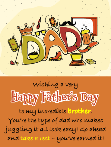 24 Happy Fathers Day Brother Wishes & Images - Picss Mine
